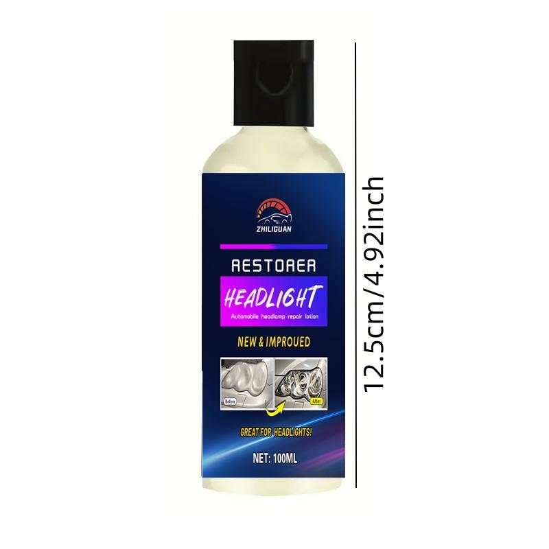 Headlight Polish & Protectant Kit | Headlight polish+Sponge Tools | Car/Motorcycle Lens  for Scratches & Foggy Lights