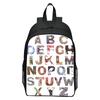 16 Inch Children's Backpack Alphabet Lore Alphabet Legend Elementary School Backpack Boys and Girls Kindergarten Backpack