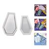 Resin Crystal Epoxy Mold Coffin Trinket Box Silicone Mould Halloween Gothic Container DIY Crafts Making Tool