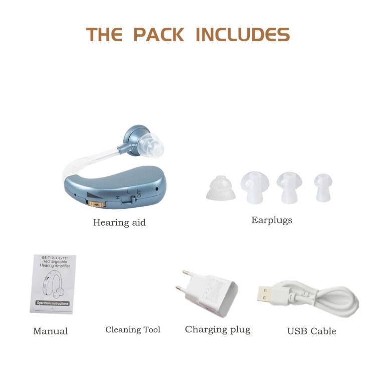 Hearing Aid Audiphones Sound Amplifier EU Plug
