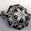 1pc Floral Mandala Design Automatic Open/Close Umbrella, Umbrella with cartoon Design, Portable Compact Umbrella for Men & Women, Good Holid