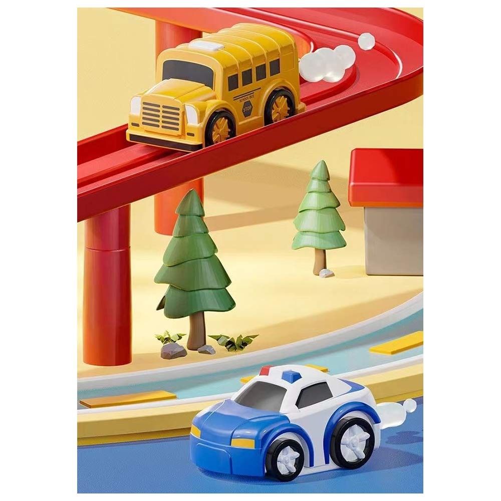 Inertia Coastdown Car Challenge Adventure Toy Plastic Track Adventure Game Funny Puzzle Game  Game