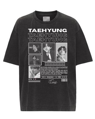 TAEHYUNG BTS T-shirt Women's Men's Gifts for Fans Cotton Oversized Y2k Short Sleeve Korean Kpop Streetwear Harajuku Female Clothing