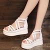 Women's Summer New Fashion Cross-strap Platform Roman Sandals