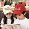 Kids' Trendy Letter Baseball Cap - Spring/Autumn Sun Protection, Flat Brim for Boys & Girls