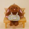 Snow Plush Bunny Toy Soft Short Pile Plush For Kids Birthday Gift