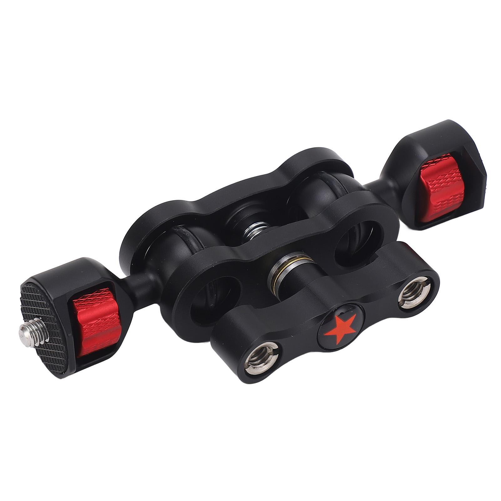 

Dual Ball Head Articulating Arm 14 Inch Screw 180 Degree Rotating Mount Adapter for Camera Monitor