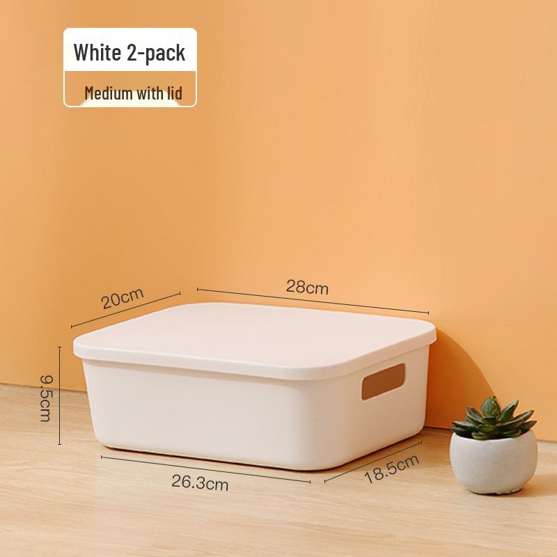 Multi-purpose Plastic Storage Basket for Cosmetics, Snacks, and Kitchen Items