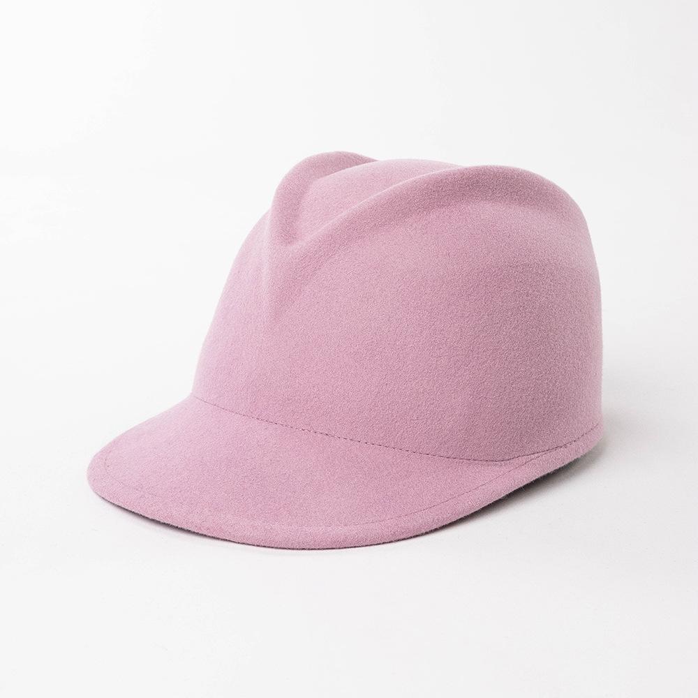 100% Wool Autumn Winter New Fashion Casual Equestrian Hats Ladies Outdoor Shopping Thermal Caps Unisex Women Party Fedora Hats