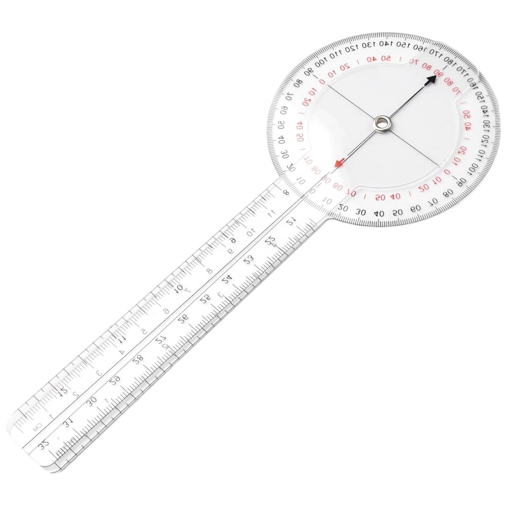 13inch 33cm Goniometer Joint Ruler Calibrated for Orthopedic Angle Measurement in Physiotherapy and Rehabilitation Applications
