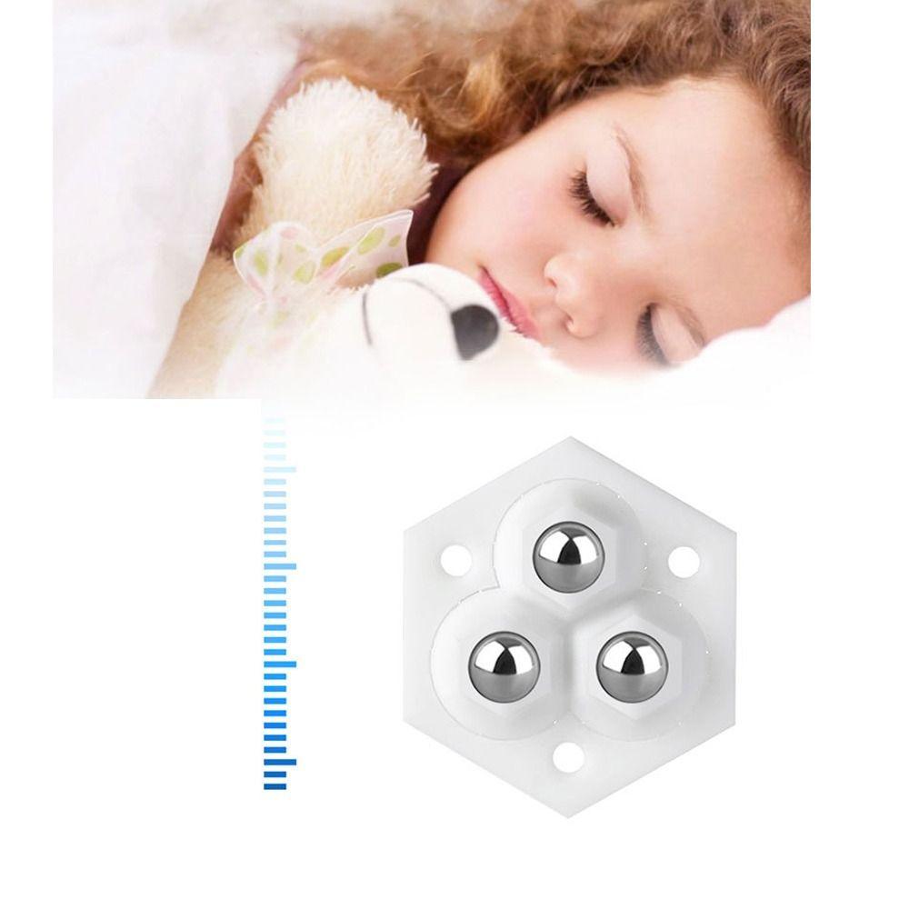 4Pcs 360° Rotation Universal Wheel Self-Adhesive Swivel Casters Mute 3 Beads Pulley  Cabinet