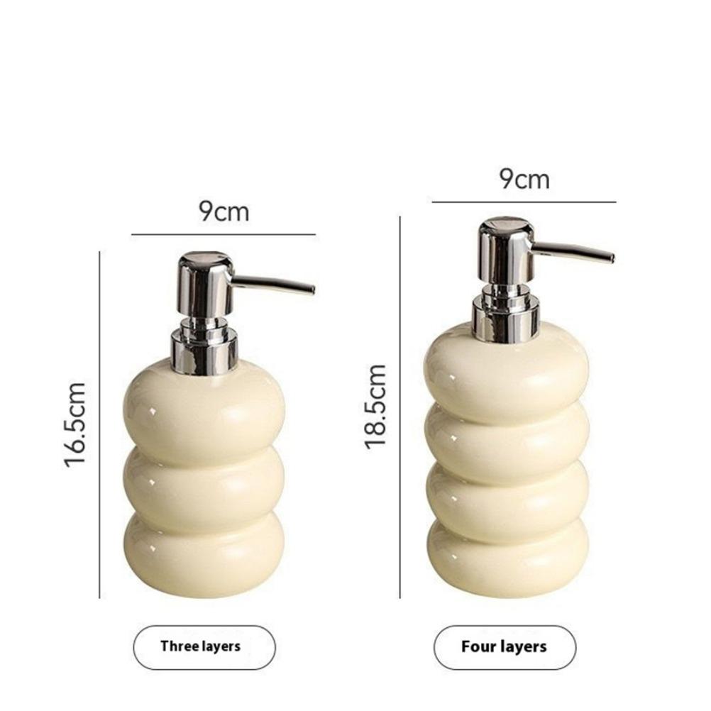 Nordischer Keramik Seifenspender Donut Lotionflasche Shampoo Spülung Duschgel Spender Toiletten Badezimmer Zubehör