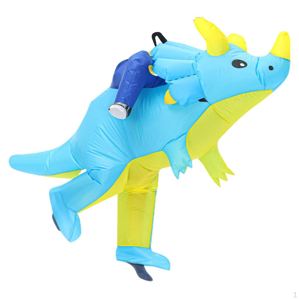 Halloween Inflatable Dinosaur Riding on Costume