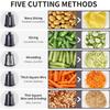 Multifunction Manual Vegetable Slicer Potato Cutter Cheese Grater Veggie Chopper Meat Grinder Food Shredder