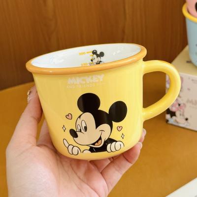 Mug en Céramique Mickey Minnie Dessin Animé Mignon Donald Duck Daisy Tasse à Eau Tasse Graduée Maison Lait Tasse Petit Déjeuner