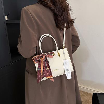 Νέα πολυτελής μόδα τσάντα 2025 απλό και δημοφιλές ευέλικτο μεταξωτό μαντήλι υψηλής ποιότητας υφή τσάντα ώμου messenger γυναικεία