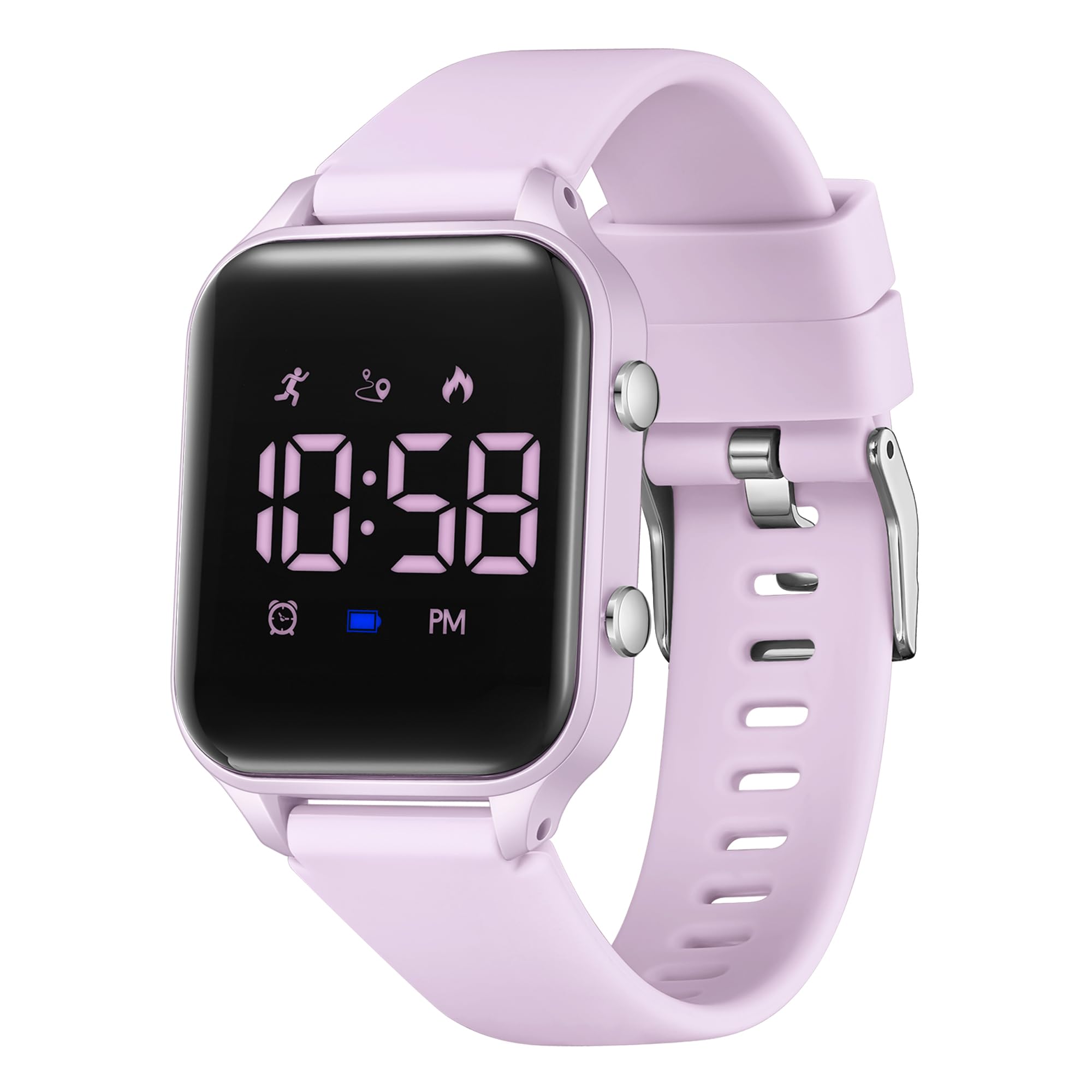 

Digital Wristwatch, Boys and Children, Activity Meter, Kids, Girls, 5 ATM Waterproof, , Sports