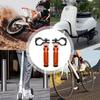 Passenger Foot Pegs Universal Metal Rear Foot Peg Pedal Folding Passenger Foot Step Pegs For Bicycles Kart Motorbikes