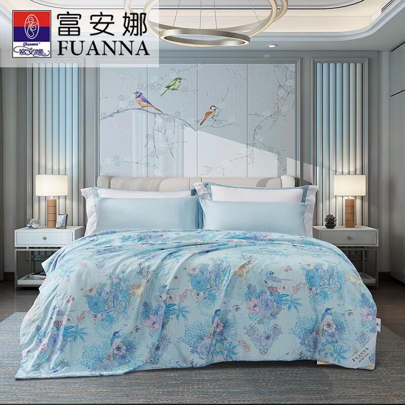 

FUANNA Printed Silk Summer Cooling Quilt