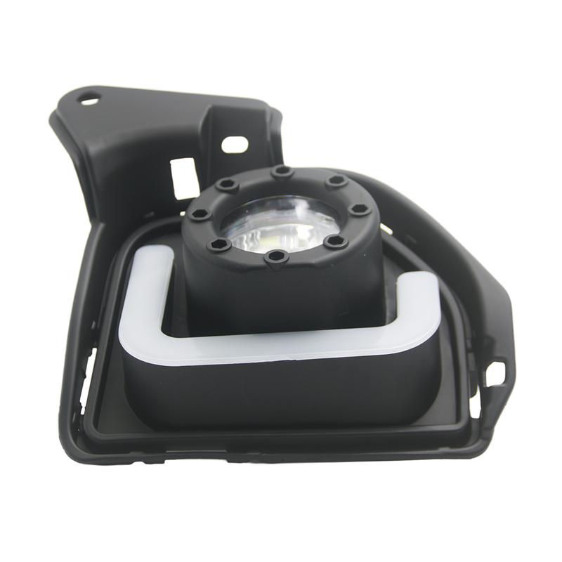 Pair Fog Lamp For Toyota Hiace 2014 2015 2016 2017 2018 With Wires Waterfall Lights LED DRL Front Bumper Anti Fog Light