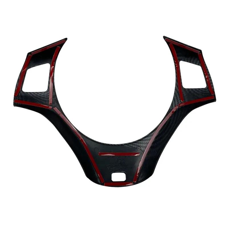 1 PCS Car Steering Wheel Trim For BMW 3 Series E90 E91 E92 E93 2005-2012 Car Steering Wheel Cover Decoration Frame Carbon Fiber
