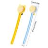 Cartoon Long Handle Bath Brush Soft Body Scrub Massager Shower Scrubber Body Cleaning Brush Exfoliation Bathroom Accessories