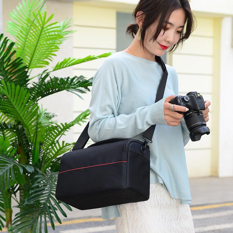 SLR Single Shoulder Camera and Photography Bag with Storage Compartments