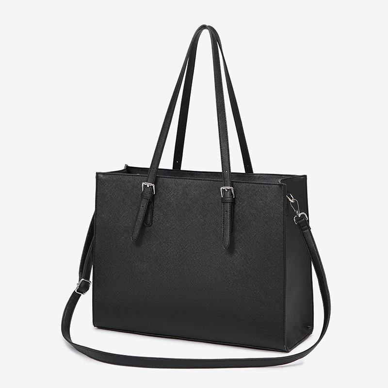 

Стильный женский портфель 2024: Многофункциональная сумка-тоут и наплечная сумка кроссбоди чёрный