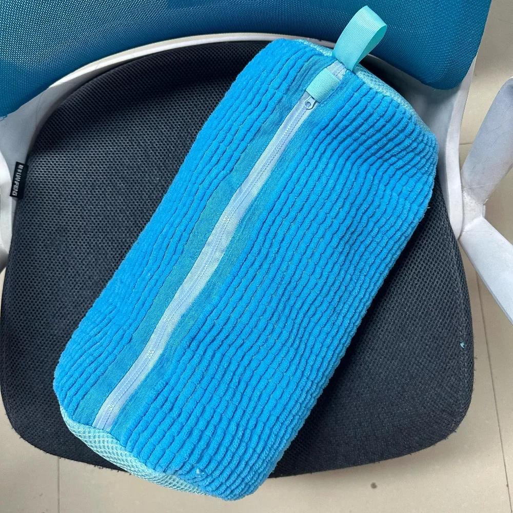 

Сетка для стирки белья Легко удаляет грязь Мешок для стирки обуви для ленивых Защита от деформации Органайзер для обуви и одежды для обуви, кроссовок, одежды 1PCS синий