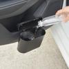Auto Mülleimer Hängend Fahrzeug Müll Staubbehälter Aufbewahrungsbox Kunststoff Drückbarer Mülleimer Auto Organizer Auto Innenraum Zubehör