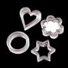 ZISIZ Christmas Stainless Steel Cookie Cutter Set