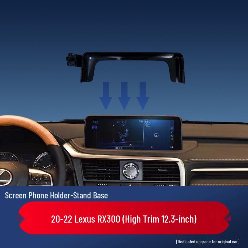 Lexus Navigation Screen Phone Holder for Interior Modification