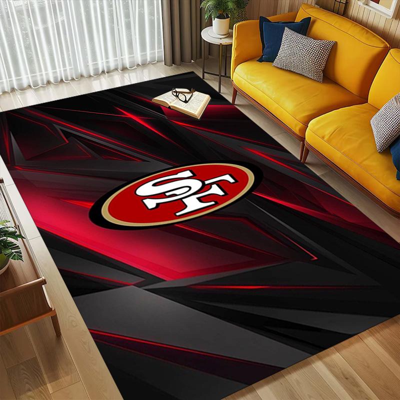 San Francisco 49Ers Living Room Nonslip Area Rug Soft Carpet For Bedroom Game Playroom Sofa Office Home Decor Doormat Christmas Gift C10249