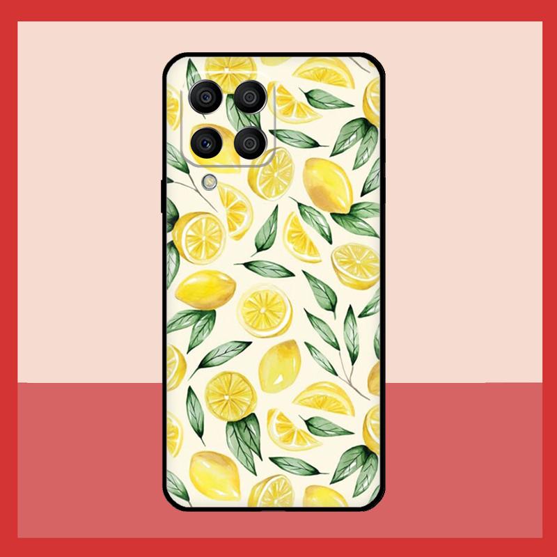 Fruit Lemon Case For Samsung Galaxy M11 M31 M14 M34 M54 M12 M32 M52 M15 M13 M06 M16 M36 M56 M53 M35 M55