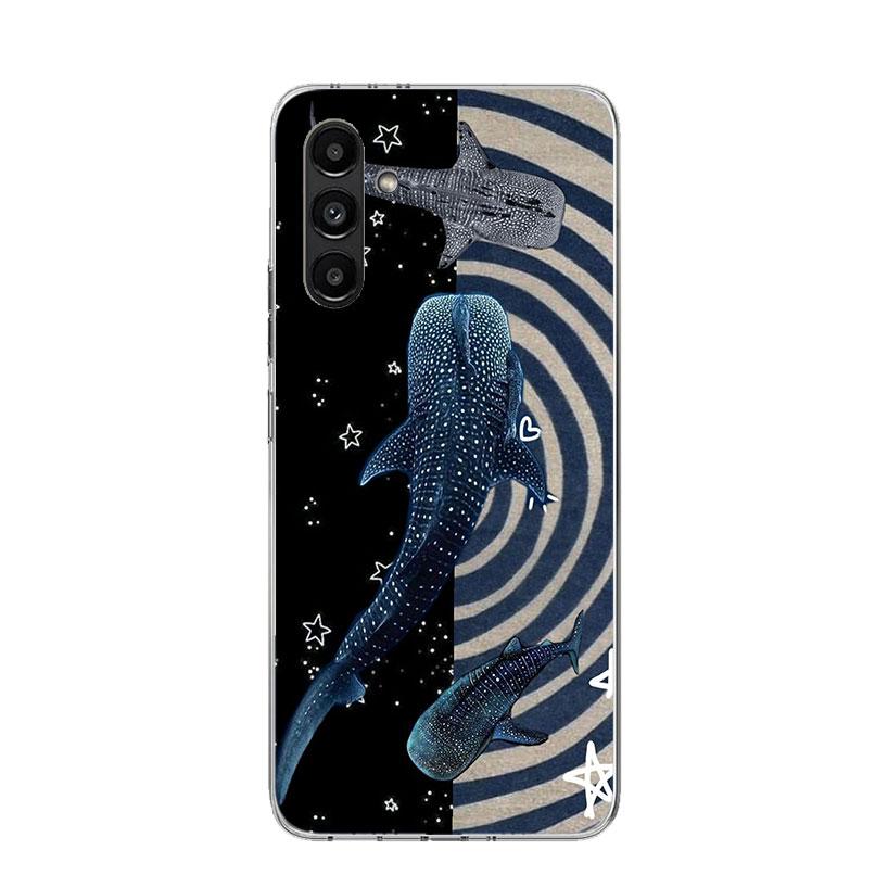 Ocean Whale Shark Phone Case For Samsung Galaxy A17 A16 A14 A15 A13 A57 A56 A54 A55 A53 A37 A36 A34 A35 A33 A26 A24 A25 A23 Gala