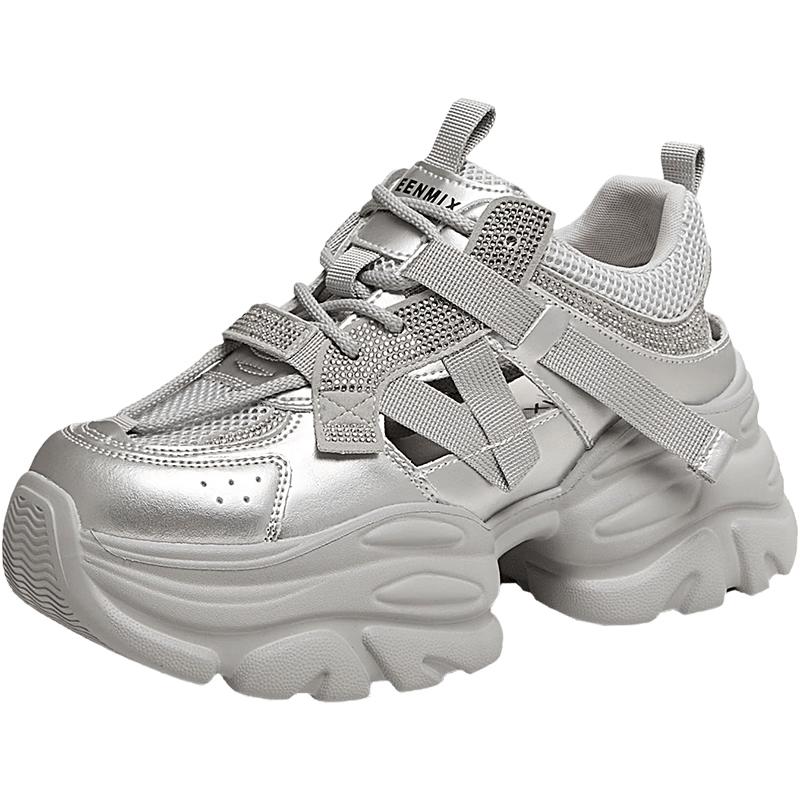 Temeiyi Women s Chunky Platform Dad Sneakers 36