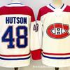 Mens Ice Hockey Jersey Canada Team 48 Hutson Embroidered Performance Sportswear Adult Fall Season