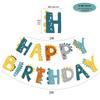 Dinosaur-Themed Birthday String Banner for Boys - Party Decoration & Photo Prop