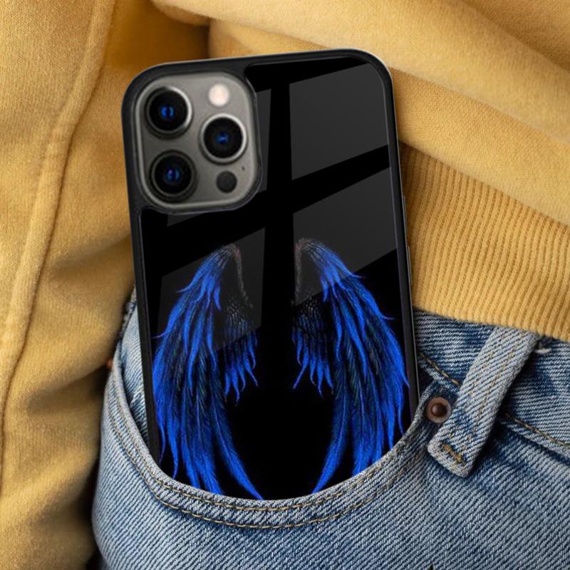 Exquisite Wings Soft Phone Case for iPhone 17 Air 16e Pro max 15 Pro 13 14 Plus 11 12 MagSafe Magnetic Coque iPhone 14