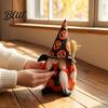 Flauschiger Langhaar-Bart-Gnom Halloween-Gnome Plüsch Handgemachte Dekoration Zwerg Elf Ornamente zur Dekoration Etagere Heimtischdekoration