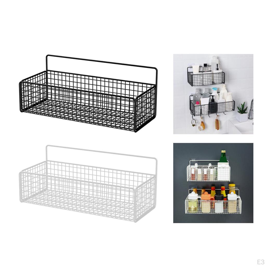 Hanging Kitchen Baskets over Cabinet Door Organizer Basket Storage Bathroom Wall