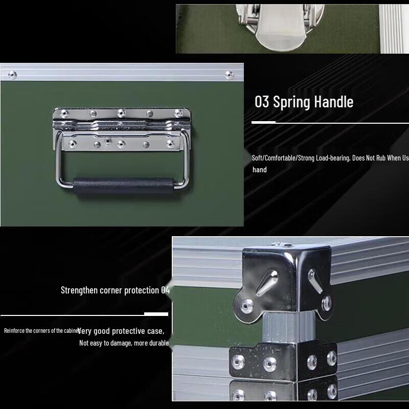 Xinhuarui Heavy-Duty Aluminum Equipment Flight Case