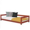 Children's Bed STUDY 90 X 180 Brick Red