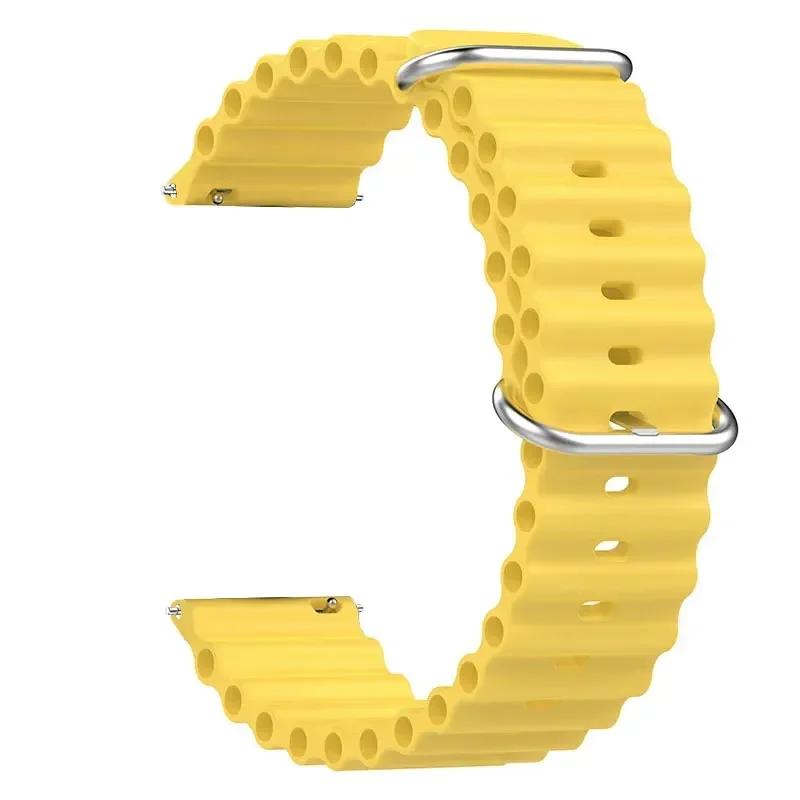 22mm Silicone Strap for Amazfit Bip 6 5 Bip6 Bracelet Smart Watch Quick Ocean Breathable Wristband for Amazfit Bip6 Accessories