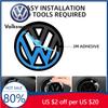 For VW Volkswagen Jetta MK5 Golf Fashion Car ABS Plastic Steering Wheel Logo Circle Trim Sticker For Volkswagen VW Golf Polo Jet
