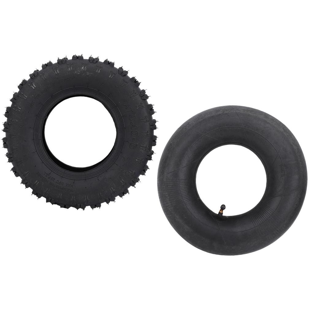 4.10 6 Tire and Inner Tube High Strength Rubber Inner Tubes and Tire Replacement for Go Kart Chinese ATV Tractor