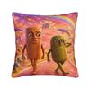 Tung Waving Hand Holding Pillow Case  Square Pillow Cover Kawaii Pillowcases For Living Room Bed Chair