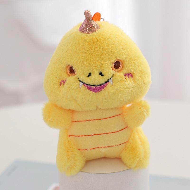 Adorable Plush Dinosaur Keychain Soft Pp Cotton Filling Cute Gift Accessory