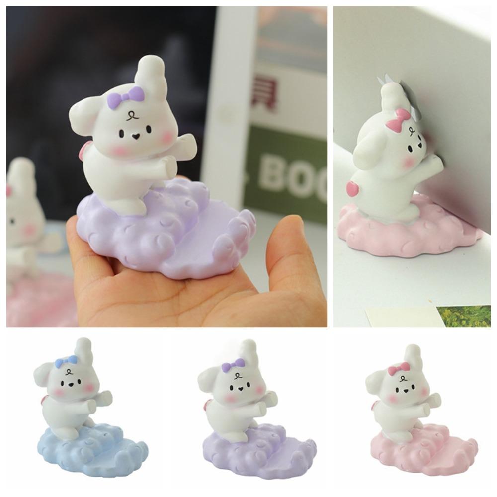 

Puppy Creative Phone Holder Figure Model Cell Phone Bracket Mobile Phone Stand Small Gifts розовый