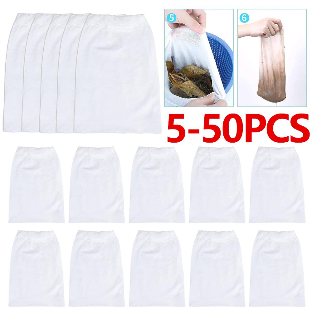 5-50pcs Pool Skimmer Socks Household Perfect Savers Nylon Mesh Design for Filters Baskets Skimmers Swimming Pool Accessories